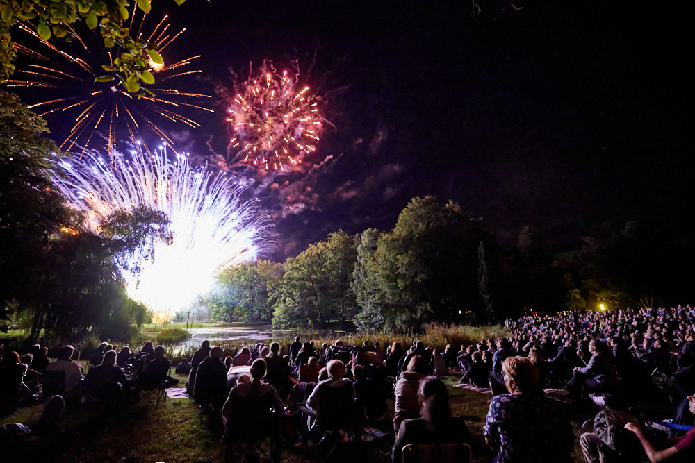 Feuerwerk beim Kleinen Fest im Großen Park LudwigslustFoto von Oliver Borchert